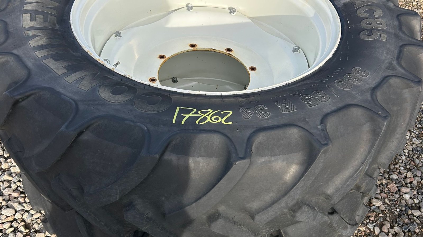 Pflegerad des Typs Continental 380/90R50 + 380/85R34 - Stilbare fælge - 10+8 (Stor CHN) huls, Gebrauchtmaschine in Rødekro (Bild 5)