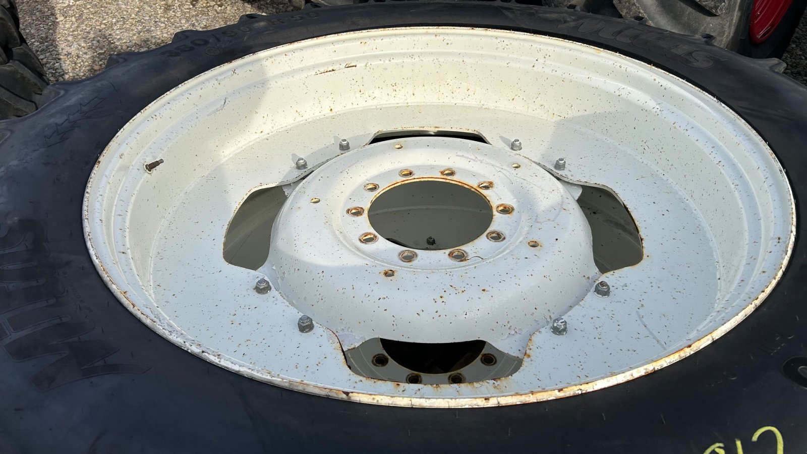 Pflegerad des Typs Continental 380/90R50 + 380/85R34 - Stilbare fælge - 10+8 (Stor CHN) huls, Gebrauchtmaschine in Rødekro (Bild 1)