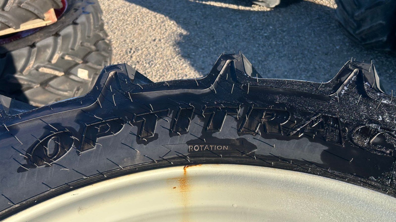 Pflegerad des Typs GoodYear 380/90R54 + 380/80R38 - spor 2.25m 10 huls bag + stor NH/Case boring foran - NYE DÆK, Gebrauchtmaschine in Rødekro (Bild 7)