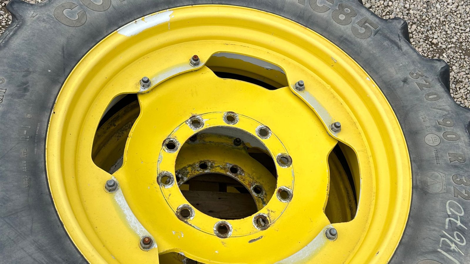 Pflegerad des Typs Sonstige Continetal 380/8R46 + 320/90R32 - stilbare fælge 10+10 huls, Gebrauchtmaschine in Rødekro (Bild 3)