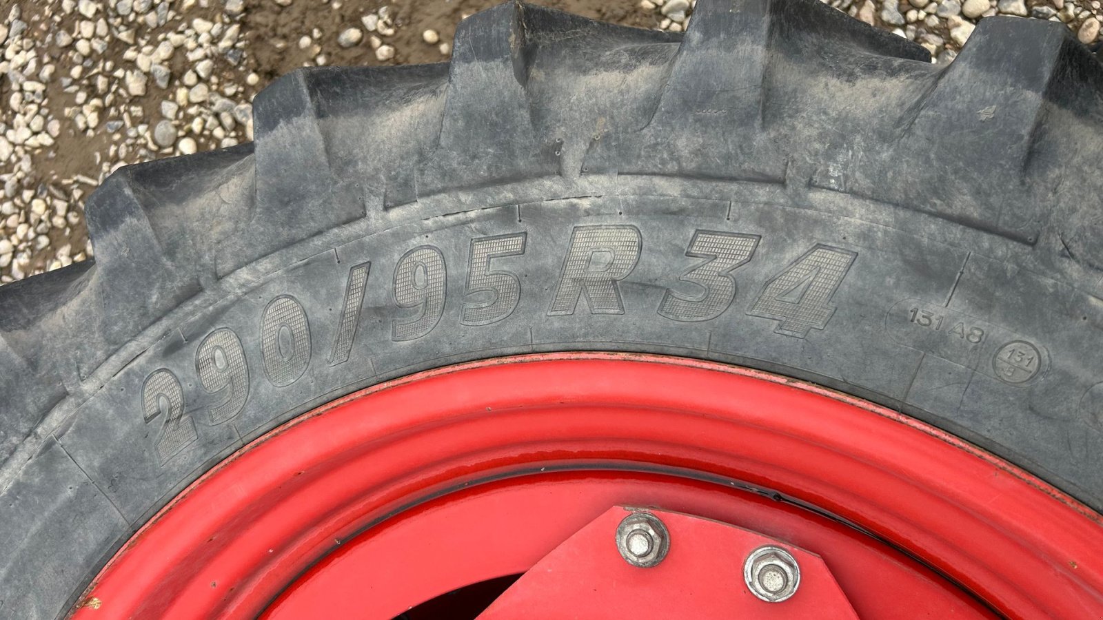 Pflegerad Türe ait Sonstige Michelin 290/95R34 / 320/85R34 - stilbare fælge m. udskiftelig 8 huls, Gebrauchtmaschine içinde Rødekro (resim 3)