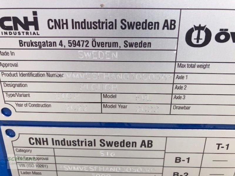 Pflug typu Överum EVL 71080H, Neumaschine w Upahl (Zdjęcie 3)