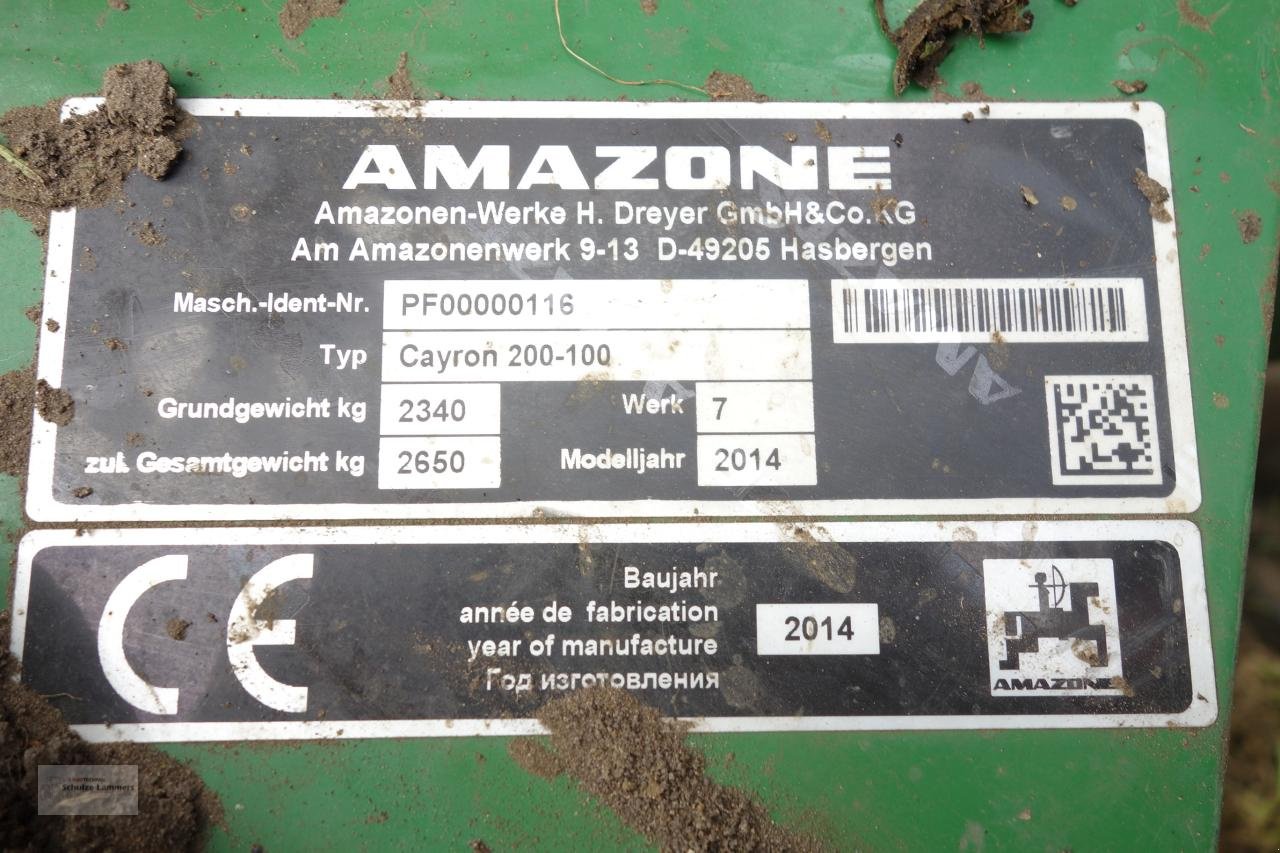 Pflug des Typs Amazone Cayron 200 5 Schar, Gebrauchtmaschine in Borken (Bild 11)
