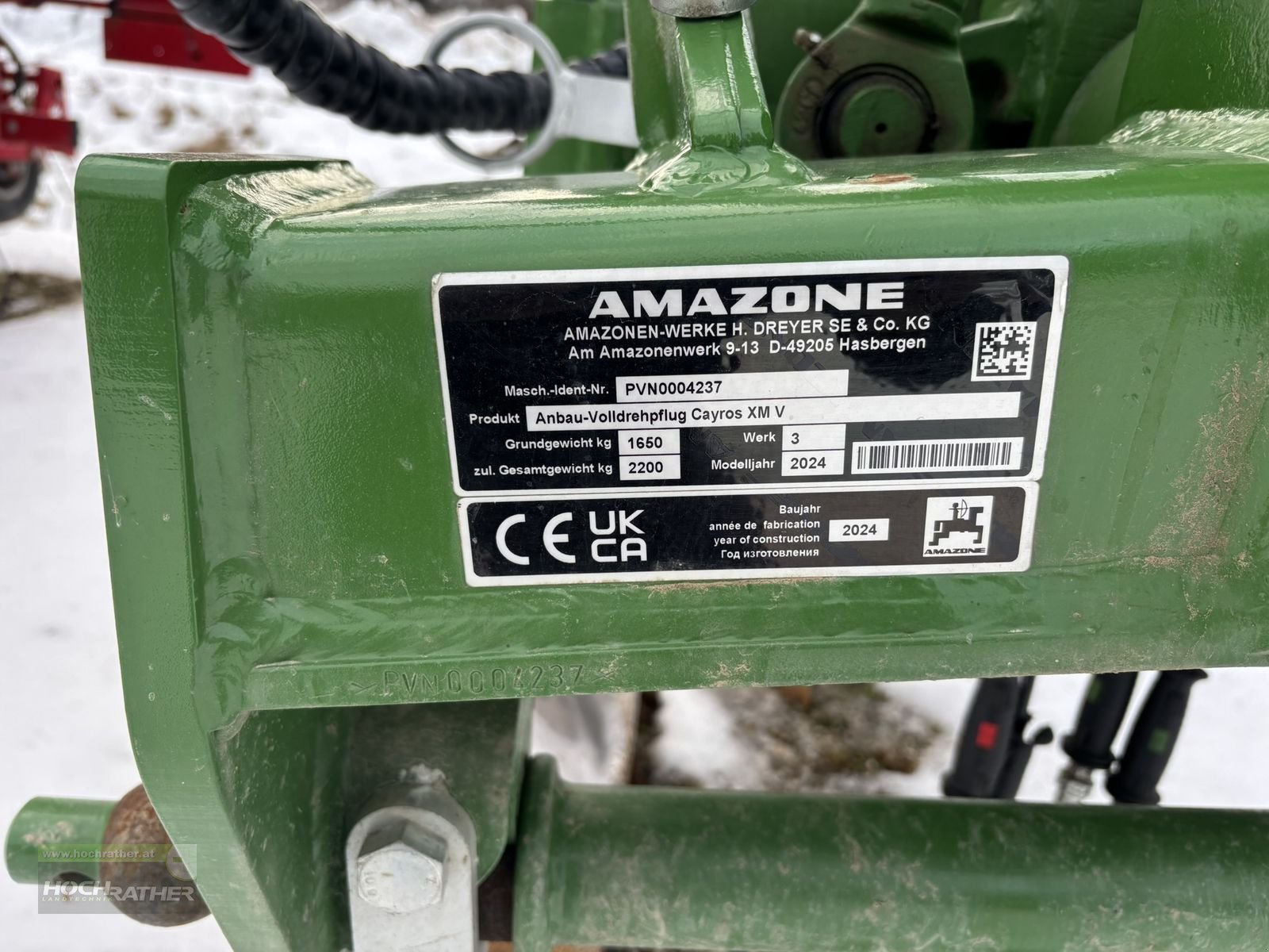 Pflug типа Amazone Cayros XM V, Vorführmaschine в Kronstorf (Фотография 5)