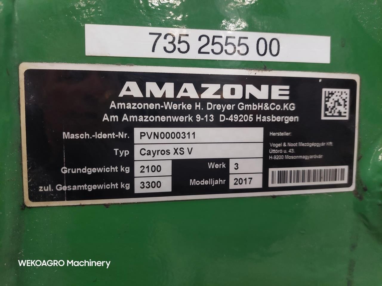 Pflug tip Amazone Cayros XS V 5 Furet, Gebrauchtmaschine in Hammel (Poză 16)