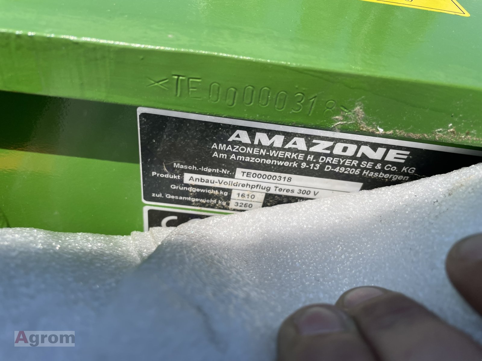 Pflug des Typs Amazone Teres 300V, Neumaschine in Meißenheim-Kürzell (Bild 12)