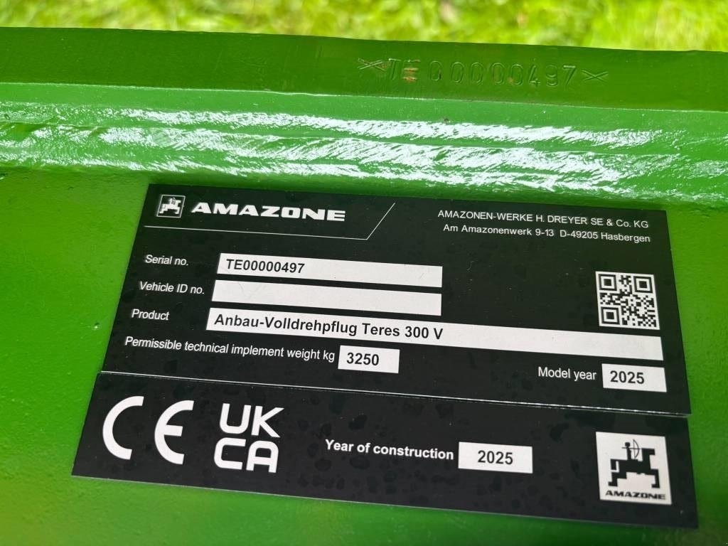 Pflug typu Amazone Teres 5 furet, Gebrauchtmaschine v Ribe (Obrázek 17)