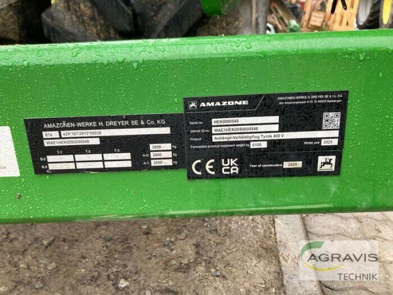 Pflug Türe ait Amazone TYROK 400 6+0 V, Vorführmaschine içinde Schladen (resim 14)