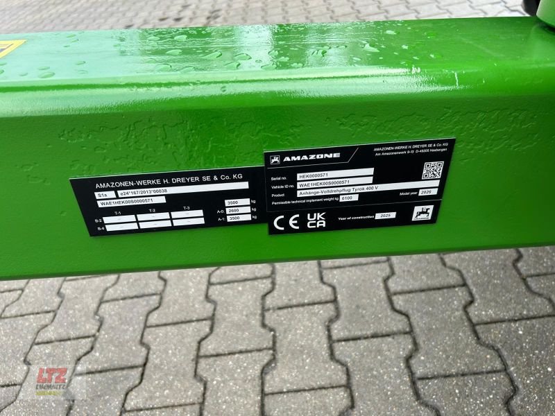 Pflug типа Amazone TYROK 400 V 7+0 100 PFLUG, Vorführmaschine в Hartmannsdorf (Фотография 15)