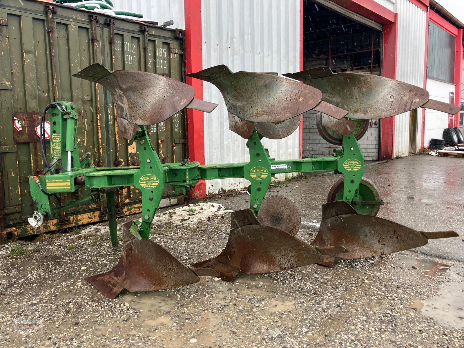 Pflug des Typs Eberhardt D 110 3 Schar, Gebrauchtmaschine in Pähl (Bild 1)