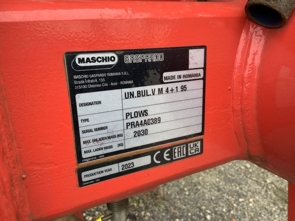 Pflug za tip Gaspardo Unico, Gebrauchtmaschine u BRACHY (Slika 6)