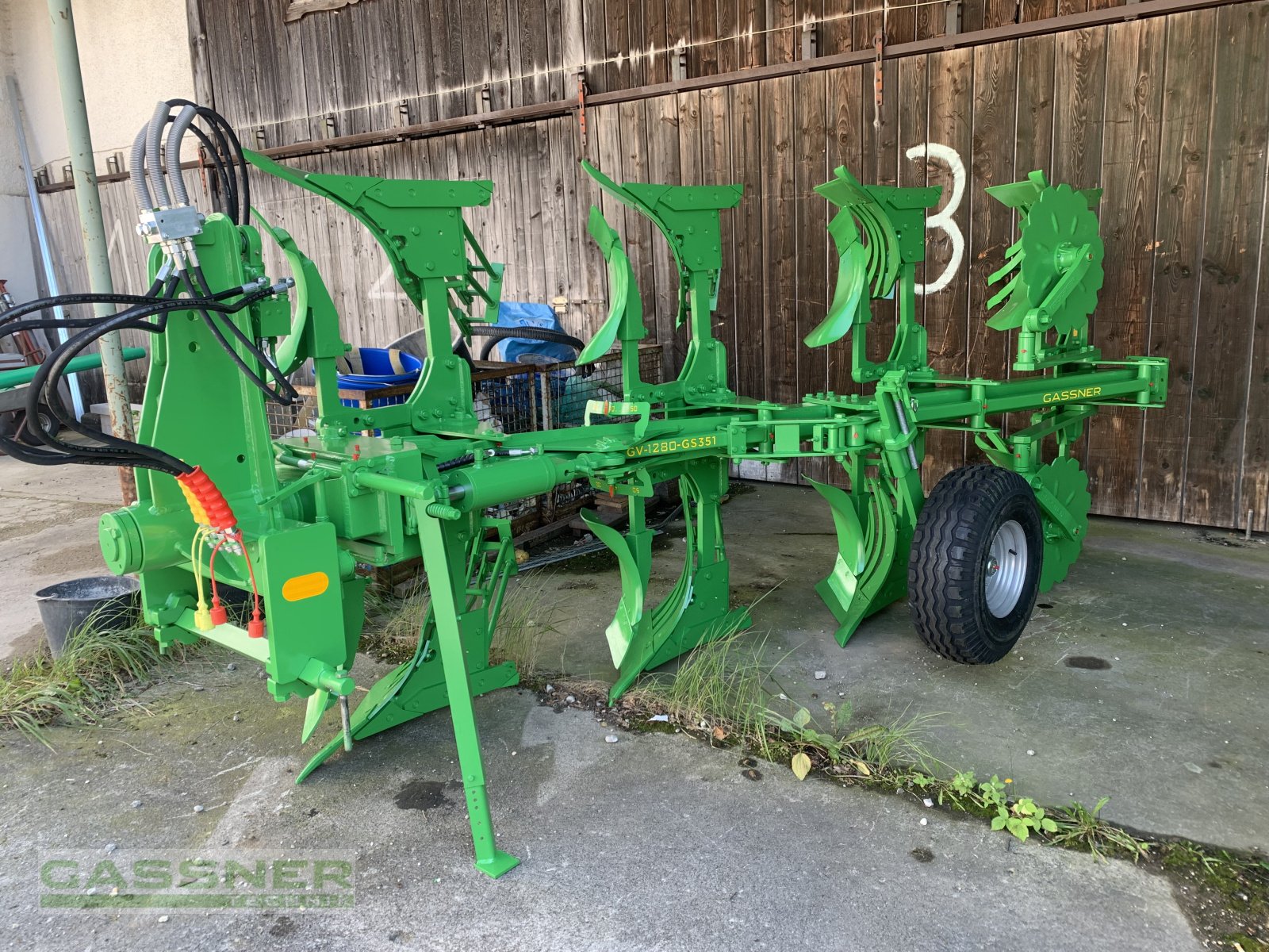 Pflug des Typs Gassner GV 1280 - GS351 Vario, Neumaschine in Aying/Goeggenhofen (Bild 3)