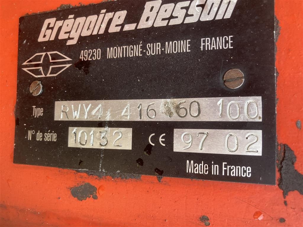 Pflug des Typs Gregoire-Besson RWY 4, Gebrauchtmaschine in Store Heddinge (Bild 4)