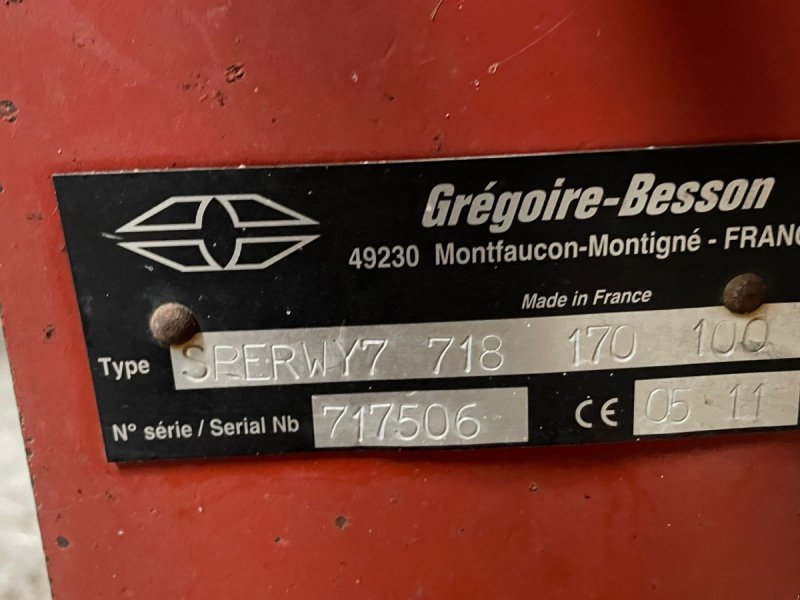 Pflug typu Gregoire-Besson SPERWY7 SPERWY7 718, Gebrauchtmaschine v Hadsund (Obrázek 1)