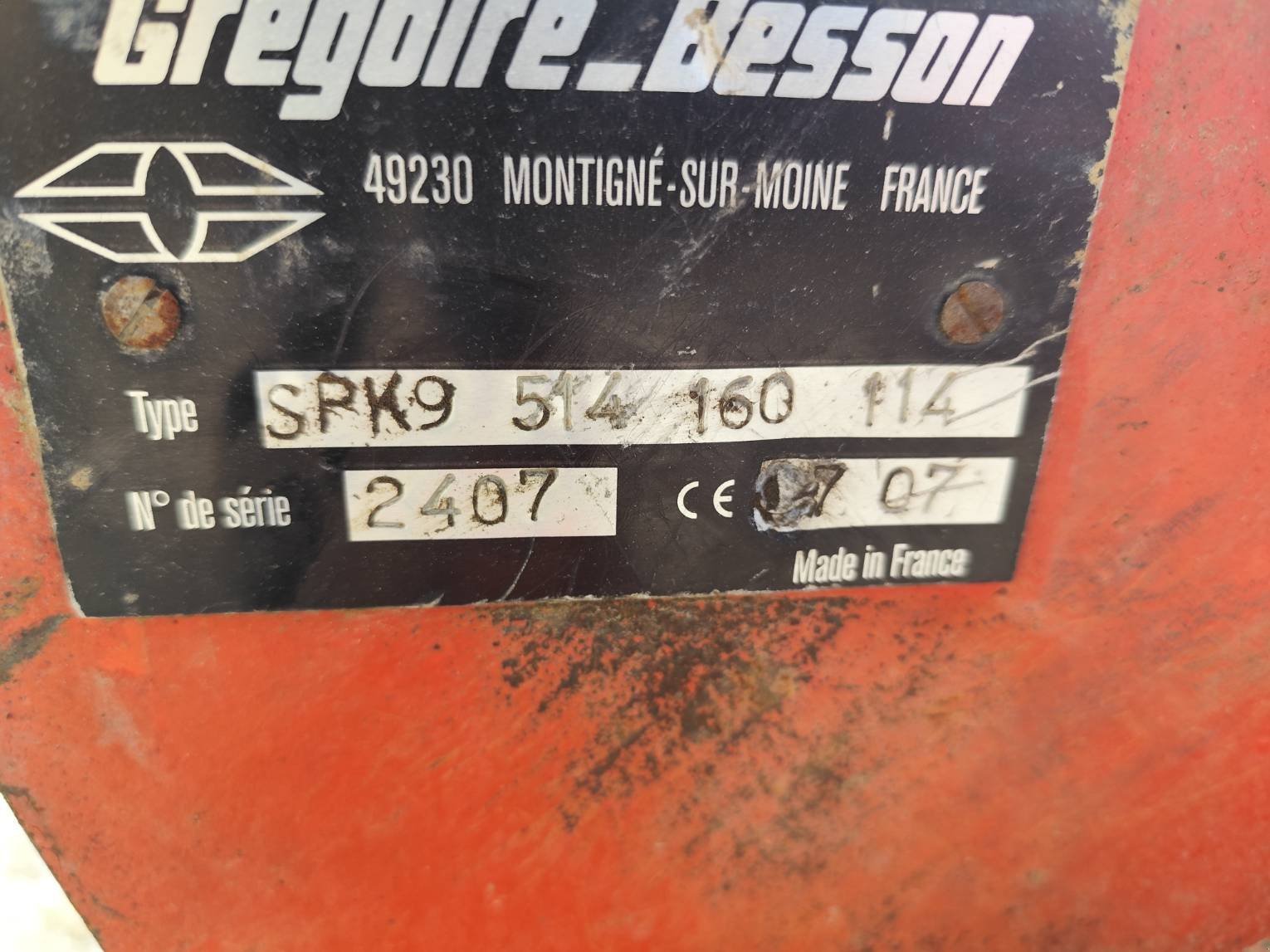 Pflug типа Gregoire-Besson SPK9514169, Gebrauchtmaschine в Le Horps (Фотография 7)