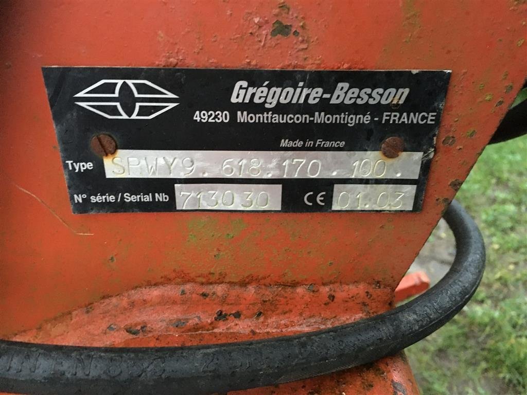 Pflug типа Gregoire-Besson SPWY9 618.170.100 6 furet, Gebrauchtmaschine в Roskilde (Фотография 6)