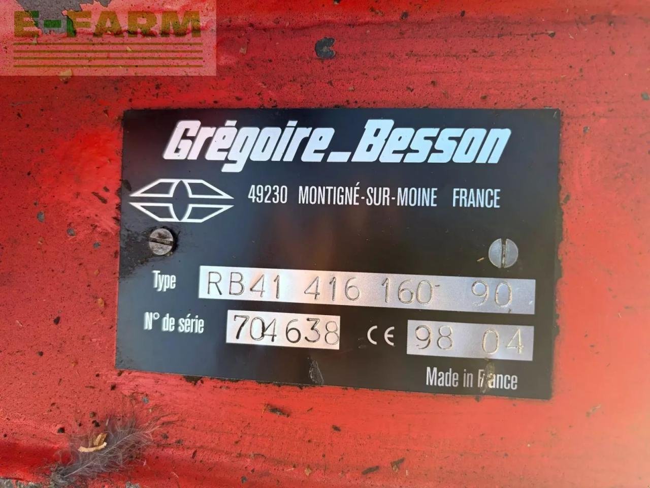 Pflug del tipo Gregoire charrue rb41 . gregoire besson, Gebrauchtmaschine en ST CLAIR SUR ELLE (Imagen 3)