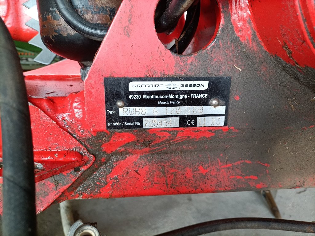 Pflug of the type Gregoire Rwb8, Gebrauchtmaschine in NEUVILLE AUX BOIS (Picture 7)