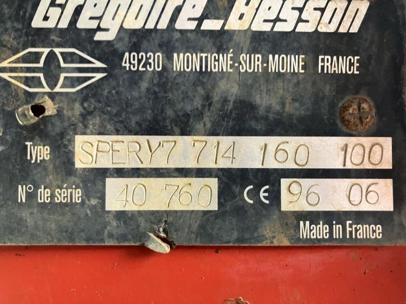 Pflug vrste Gregoire SPER-Y7, Gebrauchtmaschine v BRAY en Val (Slika 3)