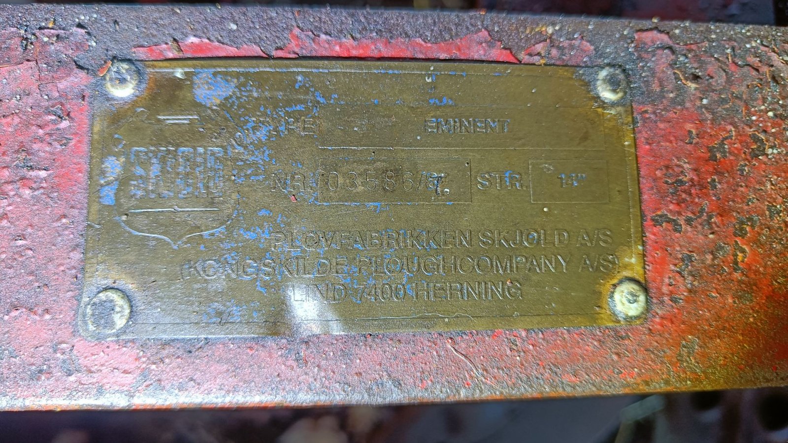 Pflug typu Kongskilde Eminent/Skjold 3 furet - sælges momsfri, Gebrauchtmaschine v Egtved (Obrázek 10)