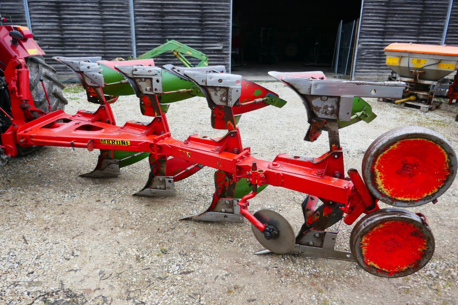 Pflug of the type Krone Askan 4 Schar Volldrehpflug, Gebrauchtmaschine in Langenzenn (Picture 2)
