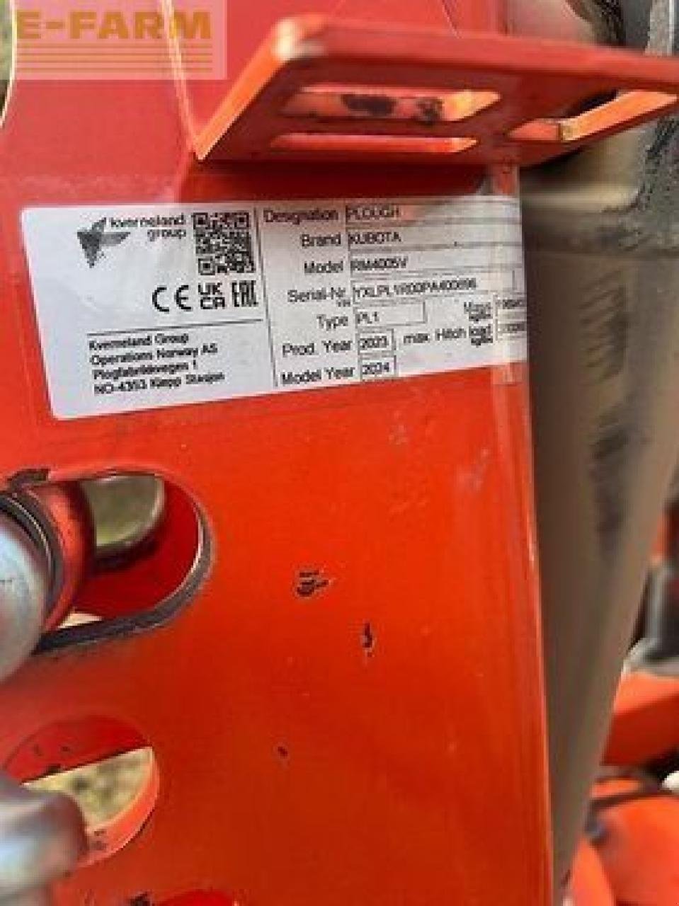 Pflug tipa Kubota rm4005 v, Gebrauchtmaschine u SUDERBURG/HOLXEN (Slika 9)