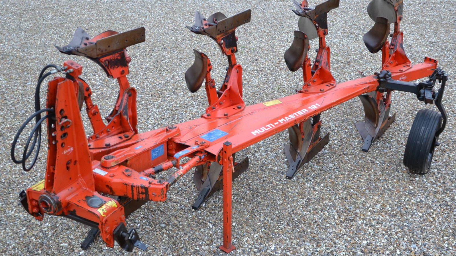 Pflug типа Kuhn 4 furet Multi-Master 121 Sliddele klar til brug, Gebrauchtmaschine в Vils, Mors (Фотография 1)