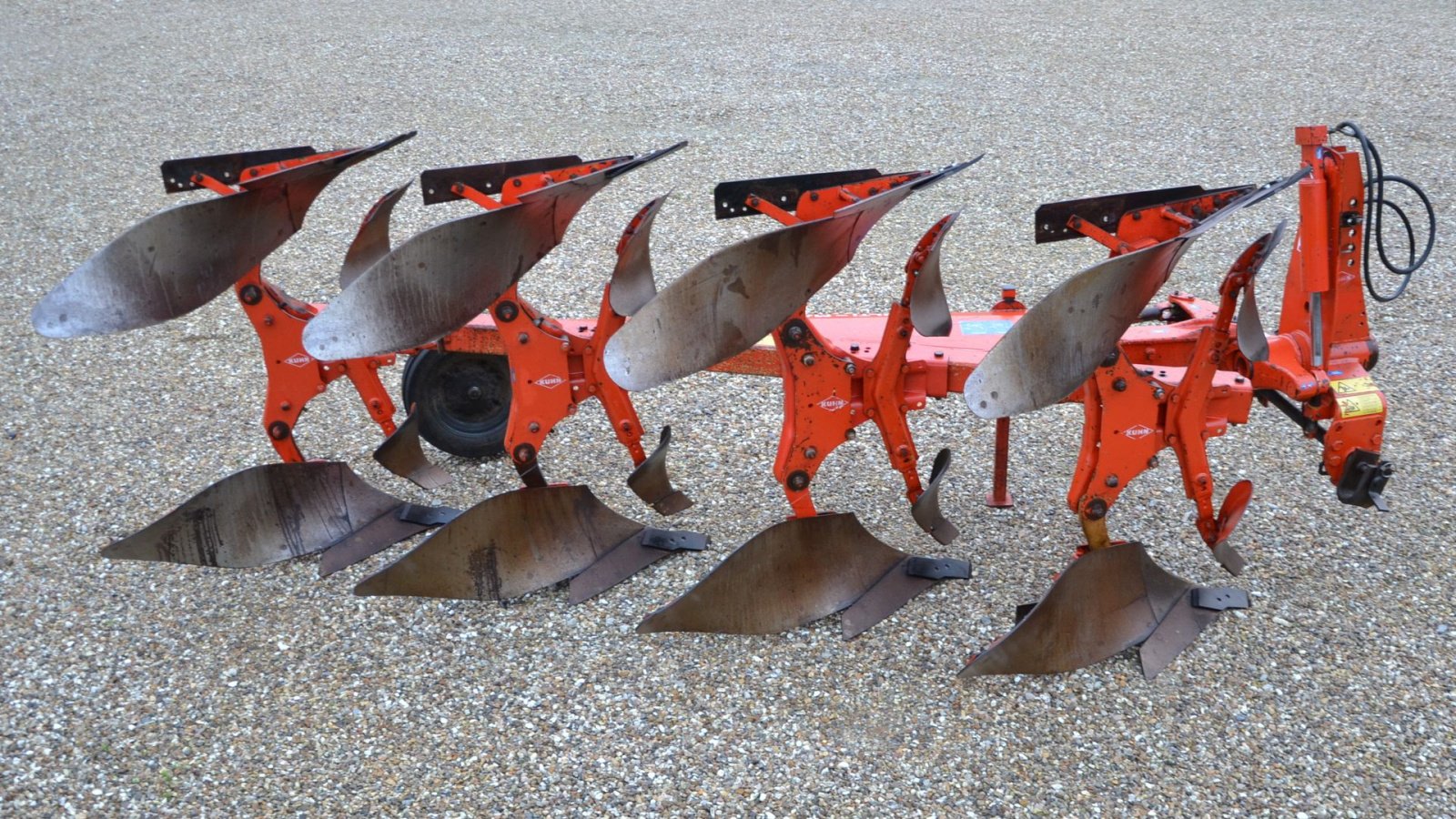 Pflug типа Kuhn 4 furet Multi-Master 121 Sliddele klar til brug, Gebrauchtmaschine в Vils, Mors (Фотография 4)