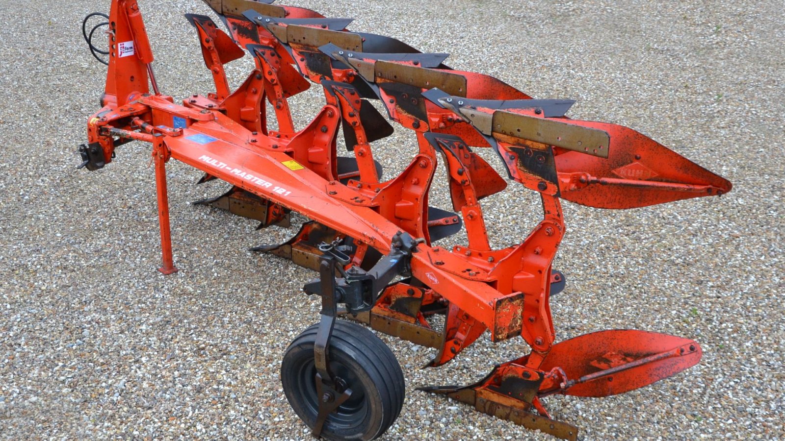 Pflug типа Kuhn 4 furet Multi-Master 121 Sliddele klar til brug, Gebrauchtmaschine в Vils, Mors (Фотография 2)