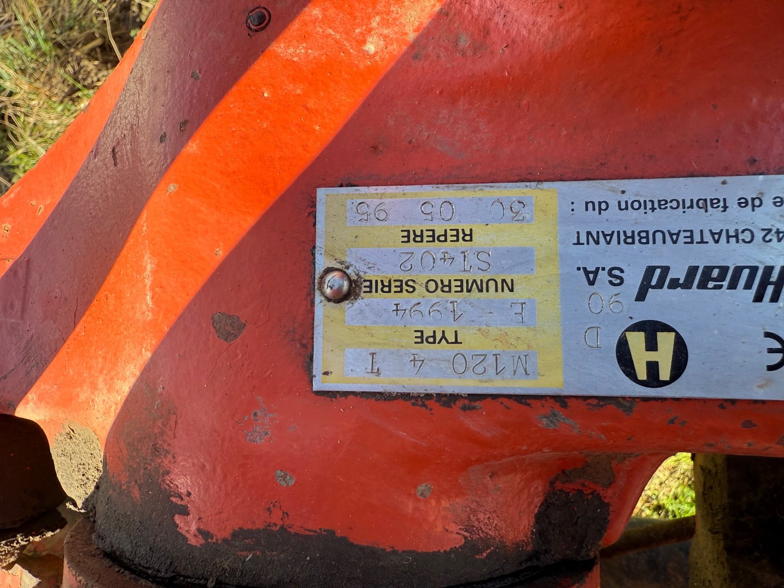 Pflug Türe ait Kuhn Master 120, Gebrauchtmaschine içinde immenstaad (resim 3)