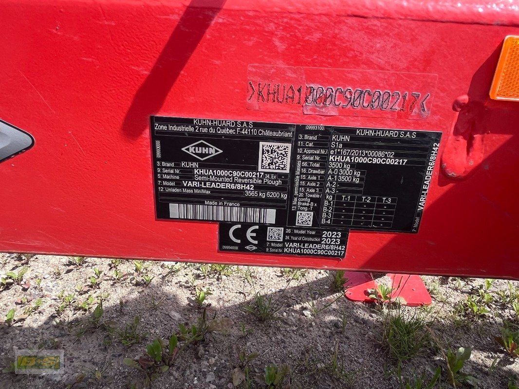 Pflug Türe ait Kuhn VARI-LEADER 7EH, Neumaschine içinde Neustadt Dosse (resim 2)