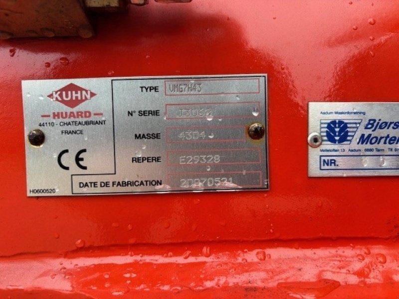 Pflug des Typs Kuhn VARI MANAGER 4+3, Gebrauchtmaschine in Rødding (Bild 3)