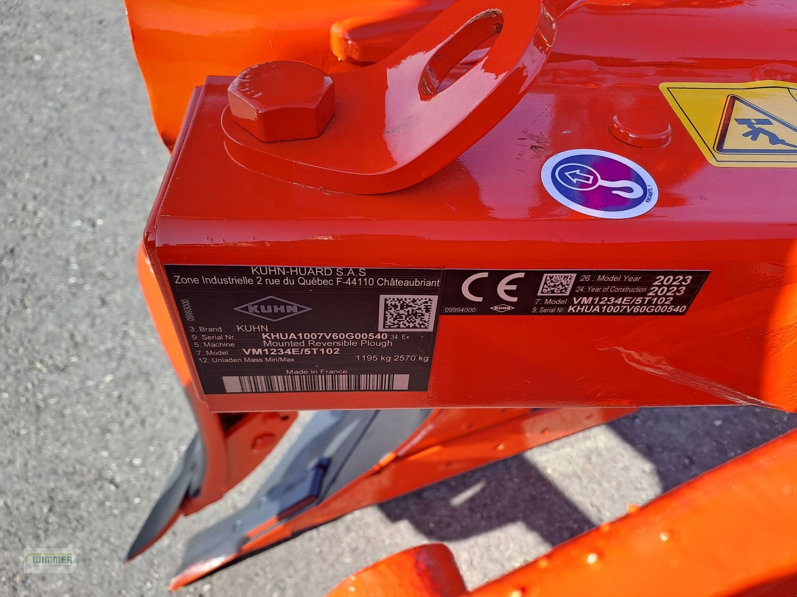 Pflug of the type Kuhn Vari Master 123 - 5 Schar Pflug, Neumaschine in Kematen (Picture 13)