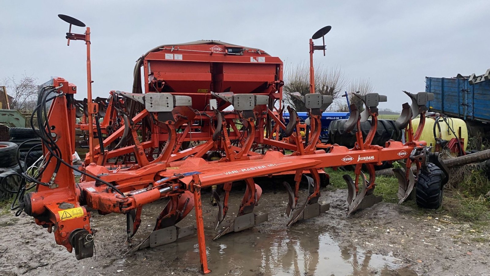 Pflug des Typs Kuhn Vari-Master 151 x 5 fure, Gebrauchtmaschine in øster ulslev (Bild 1)
