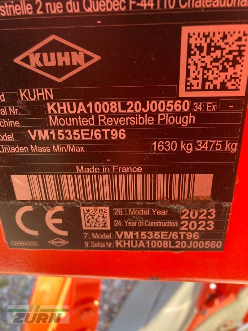 Pflug van het type Kuhn Vari-Master 153 5E/6T96, Gebrauchtmaschine in Kanzach (Foto 16)