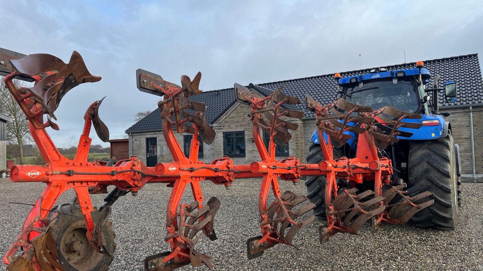 Pflug of the type Kuhn Vari-Master 153 Køreklar + Hy. Landhjul, Gebrauchtmaschine in Vejle (Picture 2)