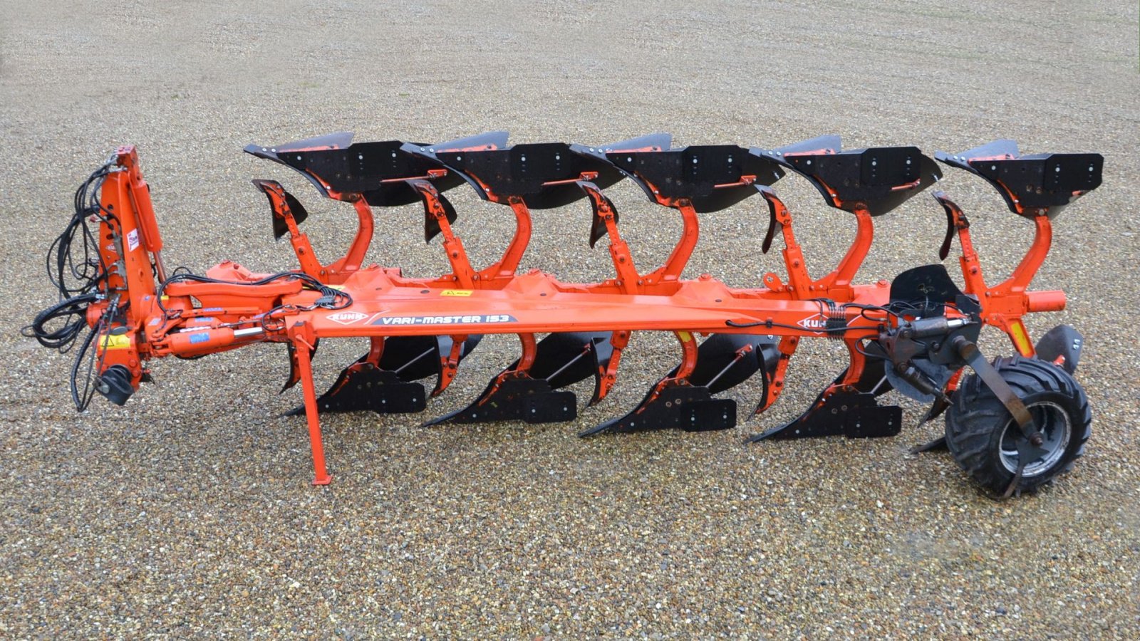 Pflug of the type Kuhn Vari-Master 153 NSH 5f. Central smørring og hydr. 1. fure, Gebrauchtmaschine in Vils, Mors (Picture 6)