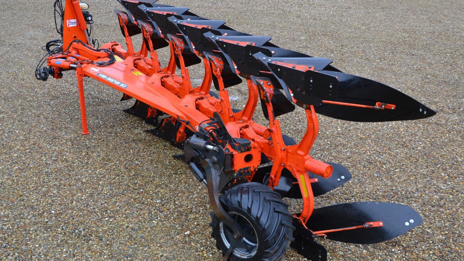 Pflug of the type Kuhn Vari-Master 153 NSH 5f. Central smørring og hydr. 1. fure, Gebrauchtmaschine in Vils, Mors (Picture 5)