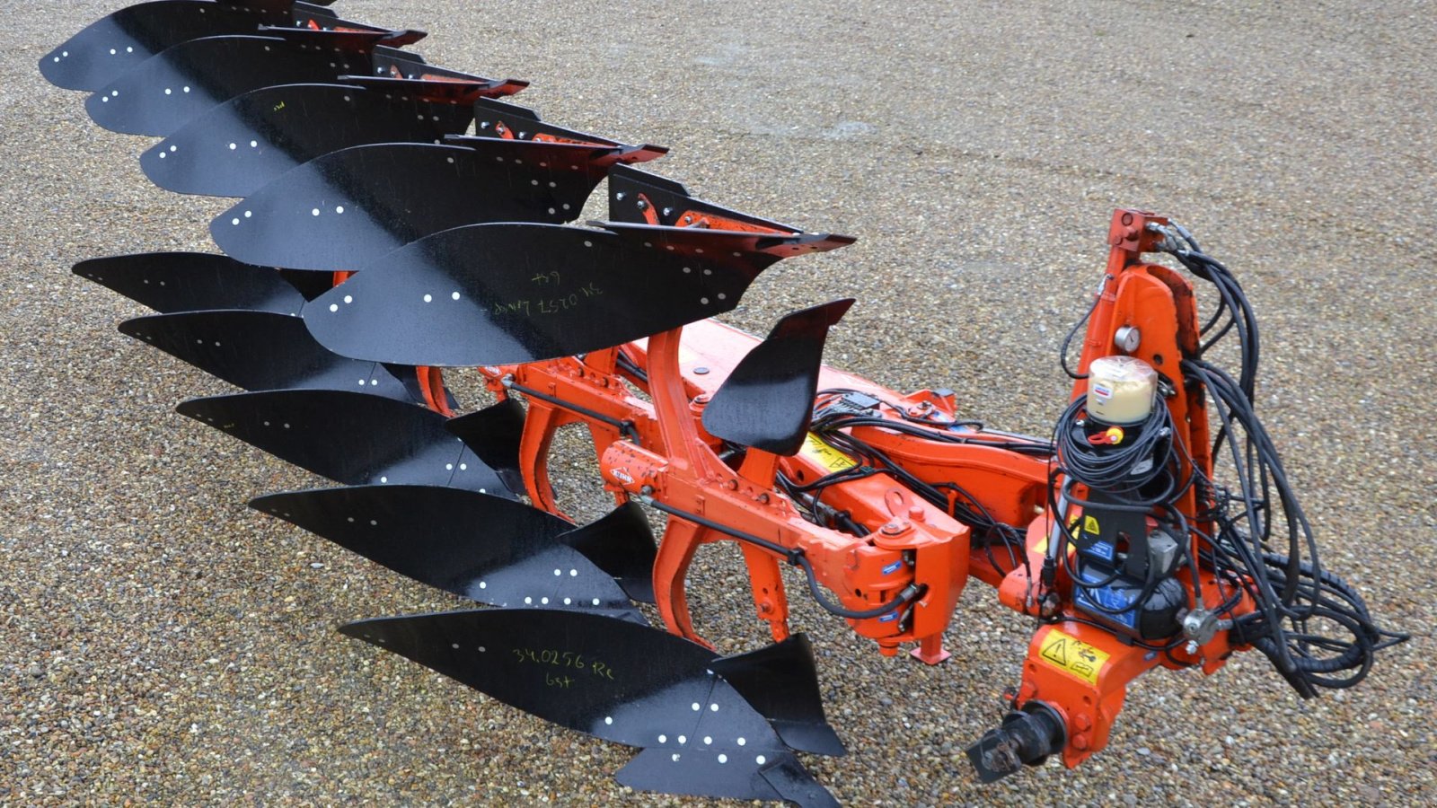 Pflug of the type Kuhn Vari-Master 153 NSH 5f. Central smørring og hydr. 1. fure, Gebrauchtmaschine in Vils, Mors (Picture 3)