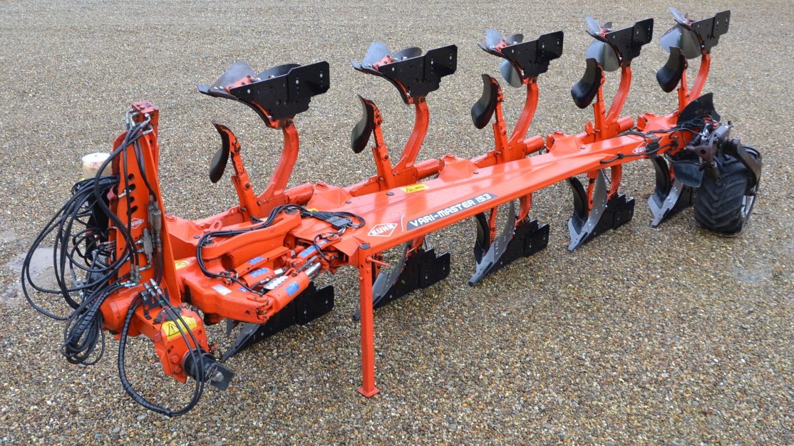 Pflug of the type Kuhn Vari-Master 153 NSH 5f. Central smørring og hydr. 1. fure, Gebrauchtmaschine in Vils, Mors (Picture 1)