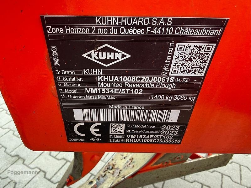 Pflug tipa Kuhn Vari Master 153, Vorführmaschine u Bad Iburg - Sentrup (Slika 12)