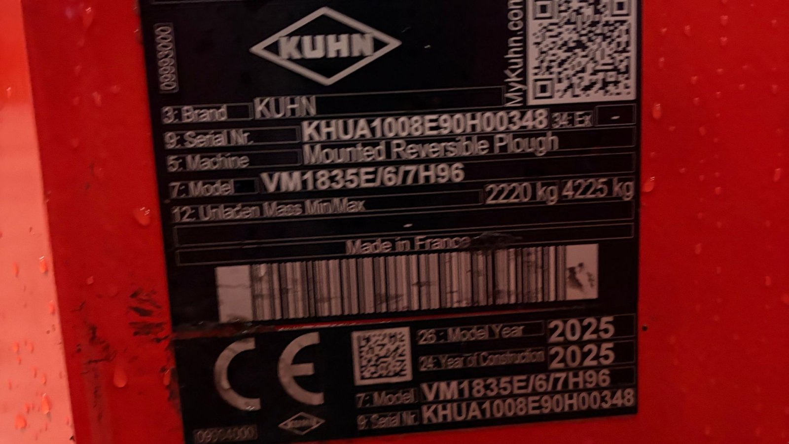 Pflug типа Kuhn Vari Master 183 NSH 6 Furet, Gebrauchtmaschine в Tinglev (Фотография 7)