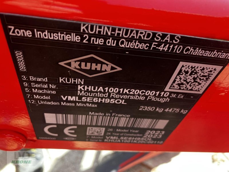 Pflug типа Kuhn Vari-Master L5E, Gebrauchtmaschine в Spelle (Фотография 8)