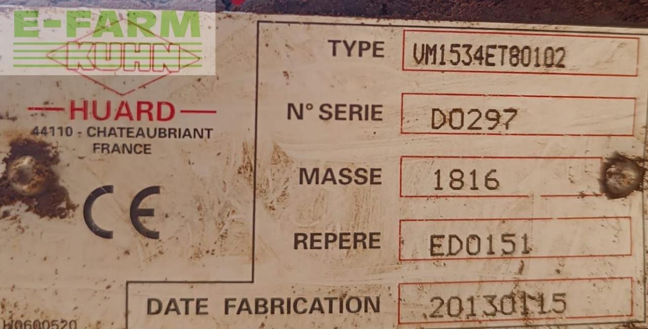 Pflug des Typs Kuhn Varimaster 153 4et+1, Gebrauchtmaschine in Hamburg (Bild 5)