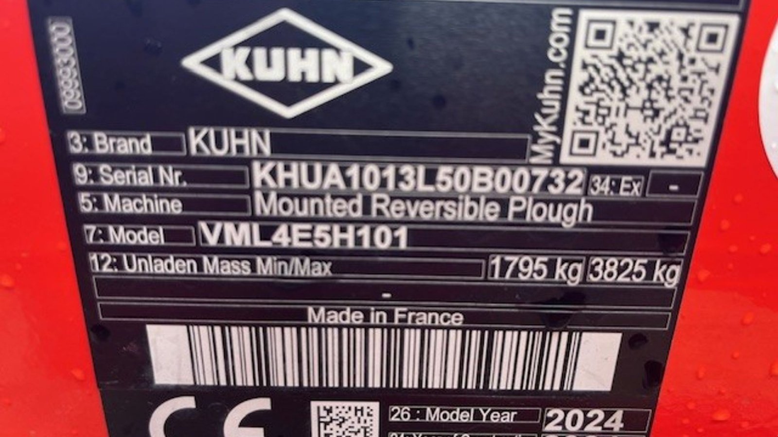 Pflug от тип Kuhn Varimaster L, Gebrauchtmaschine в Skærbæk (Снимка 4)