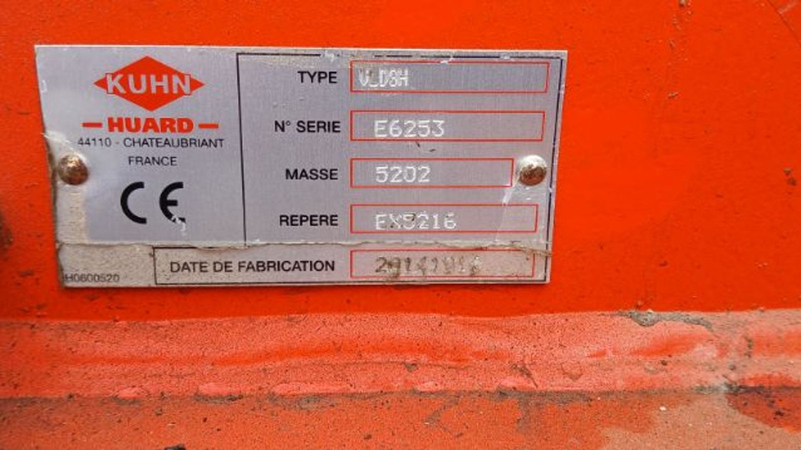 Pflug of the type Kuhn VLD8H Halv Bugseret, Gebrauchtmaschine in Egtved (Picture 5)