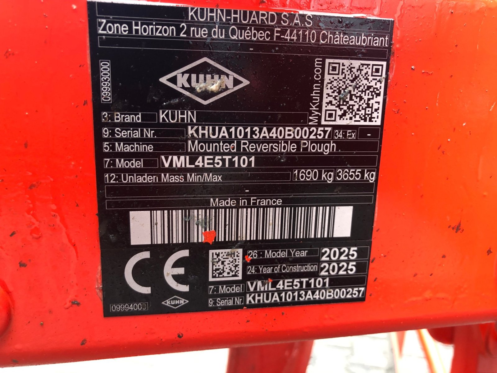 Pflug типа Kuhn VM L5T85101, Gebrauchtmaschine в Bodenkirchen (Фотография 7)