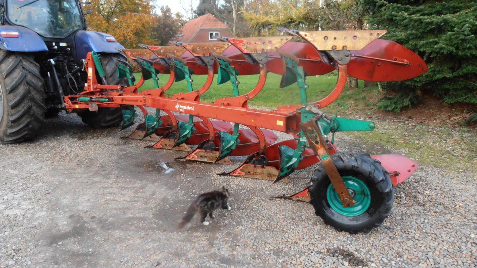 Pflug des Typs Kverneland 150 B , 5 Furet . Lift vendeplov, Gebrauchtmaschine in Varde (Bild 1)