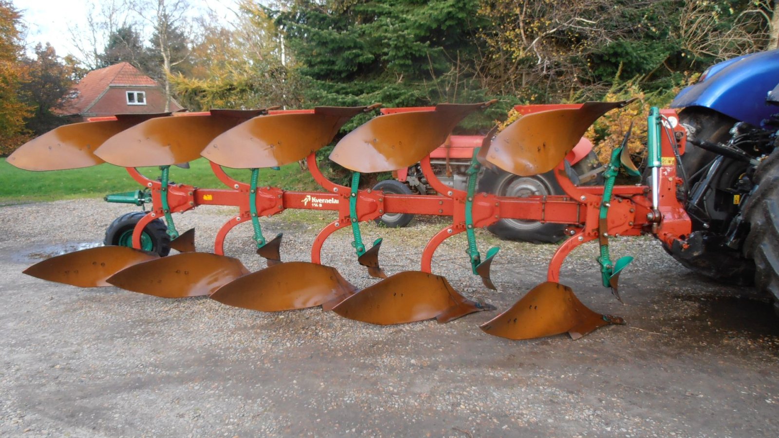 Pflug des Typs Kverneland 150 B , 5 Furet . Lift vendeplov, Gebrauchtmaschine in Varde (Bild 4)