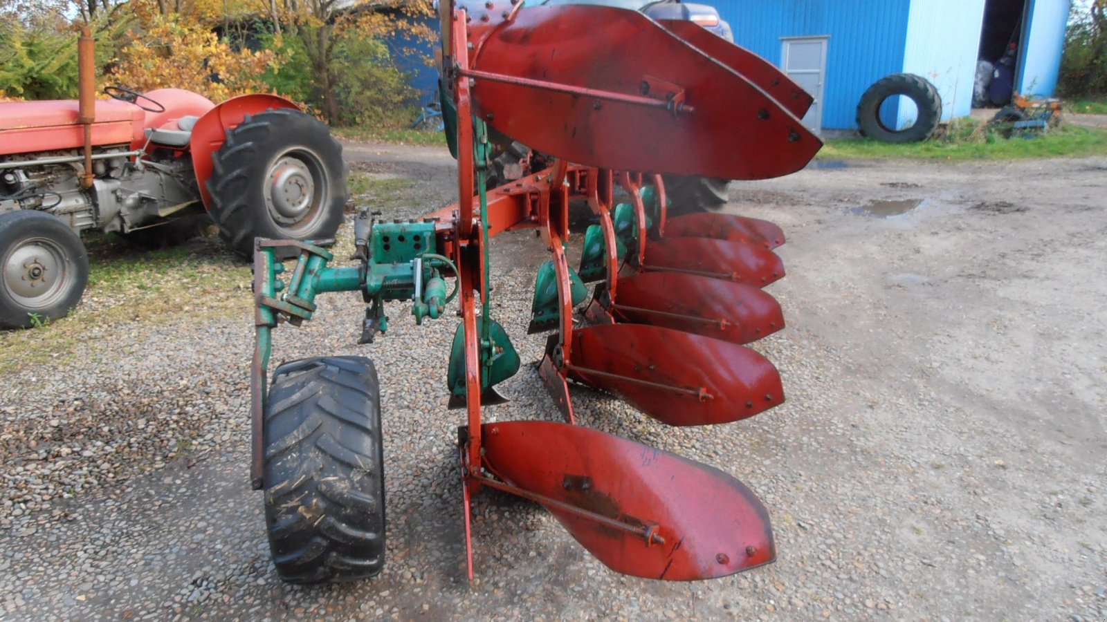 Pflug des Typs Kverneland 150 B , 5 Furet . Lift vendeplov, Gebrauchtmaschine in Varde (Bild 5)